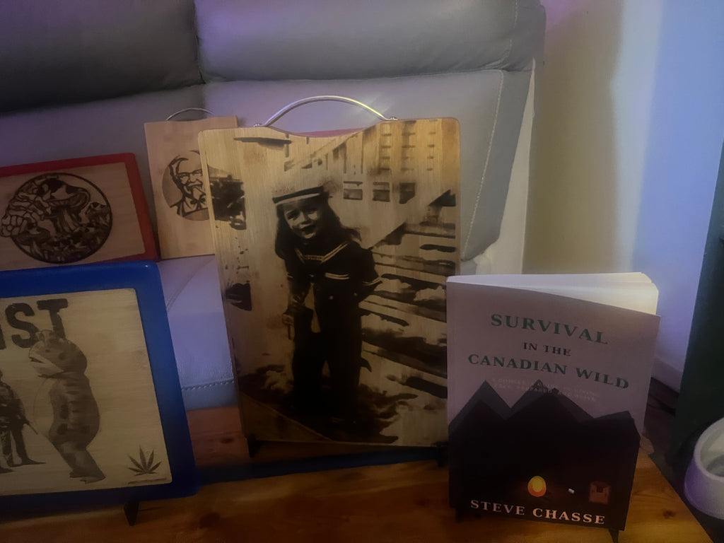 Laser Engraved Wood Portrait  20×30 cm